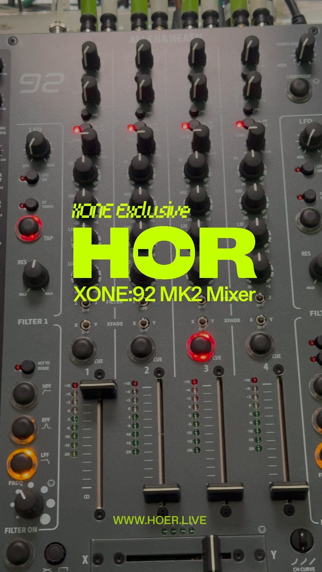 XONE Exclusive⚡We’re super excited to reveal the new mixer XONE:92 MK2 at our station!